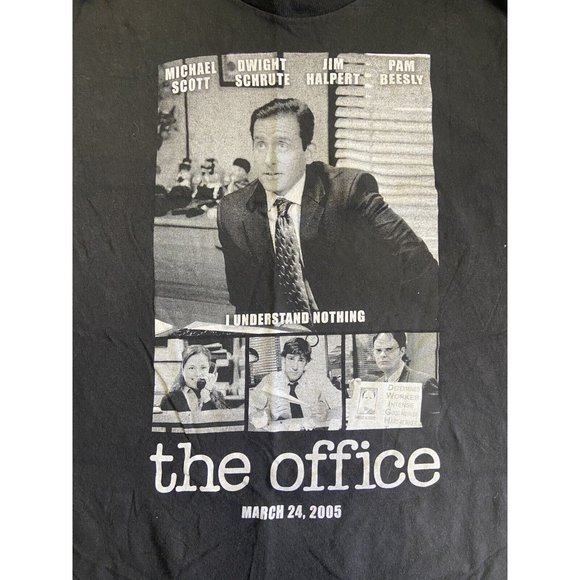 Ripple Junction The Office 2005 Black Graphic Crew Neck Tee Sit Com Medium - Picture 2 of 6